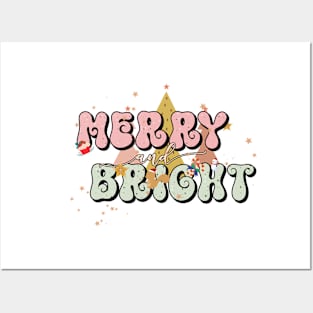 Merry and Bright Posters and Art